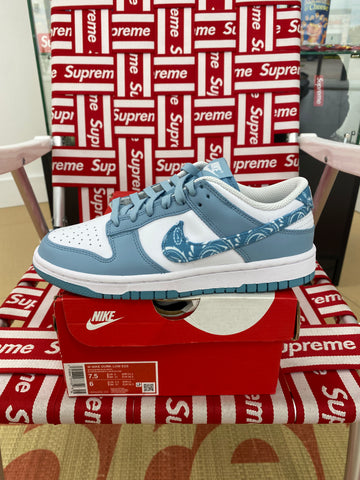 Dunk low paisley “worn blue” (W)